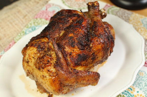 Cajun Rubbed Rotisserie Chicken
