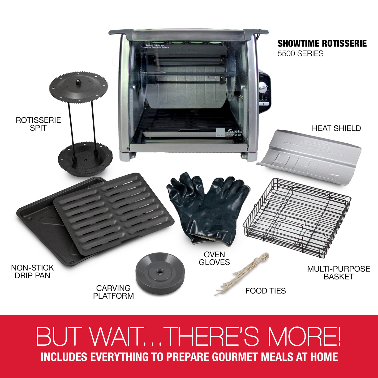 Showtime Modern Rotisserie, Stainless Steel – Ronco