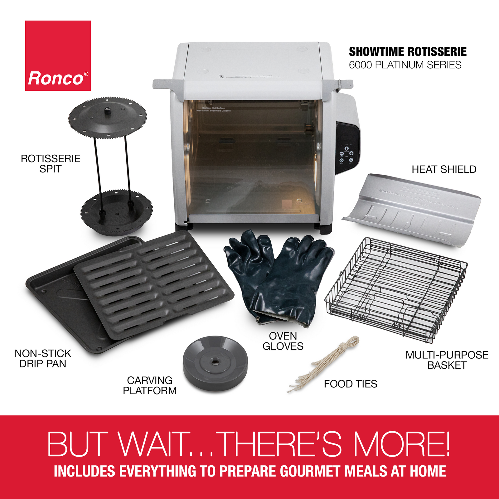 Ronco Showtime 6000 Platinum Rotisserie Oven – Ronco Ronco Showtime 6000 Platinum Rotisserie Oven – Ronco