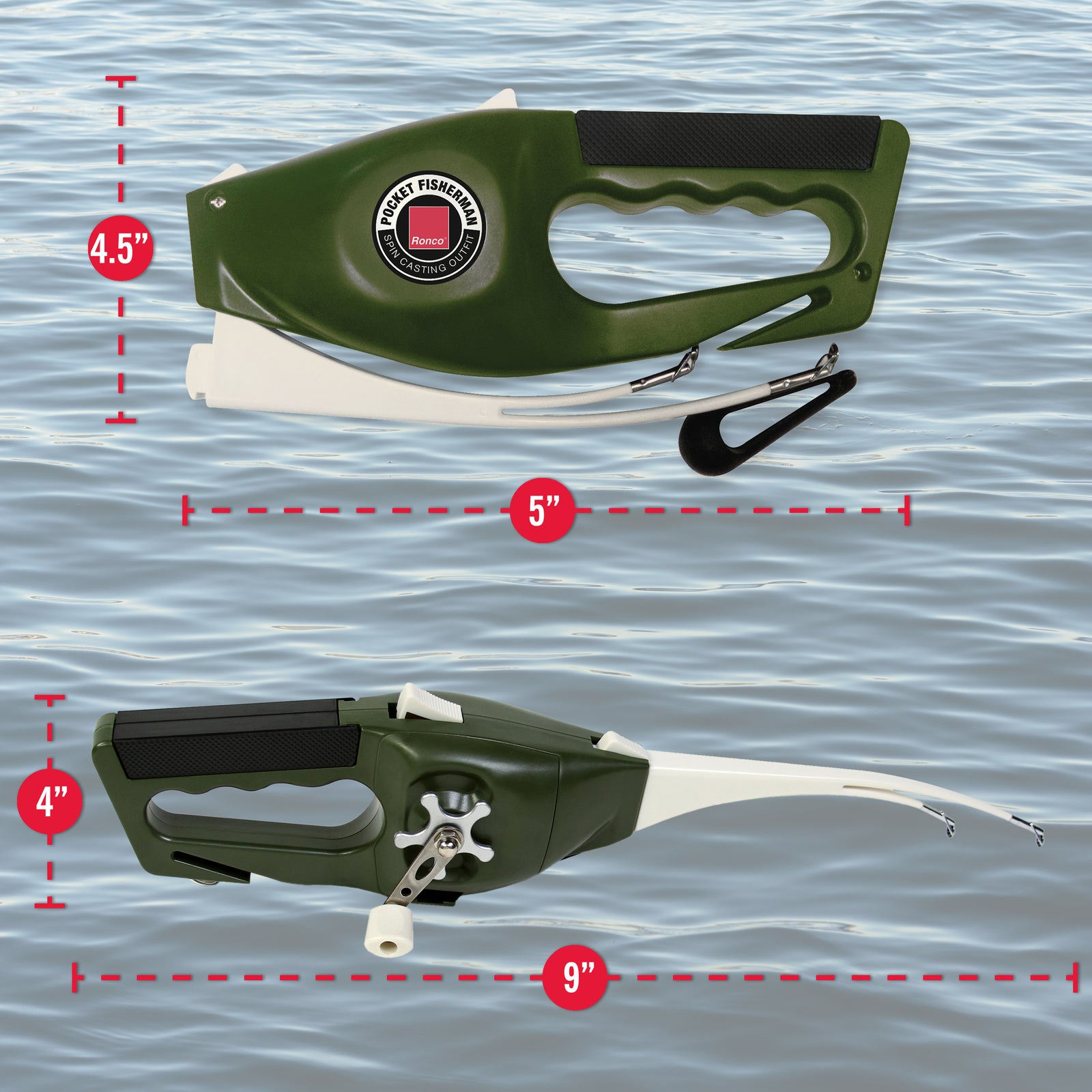 casting rod pocket fishing pole Ronco Pocket Fisherman – Ronco