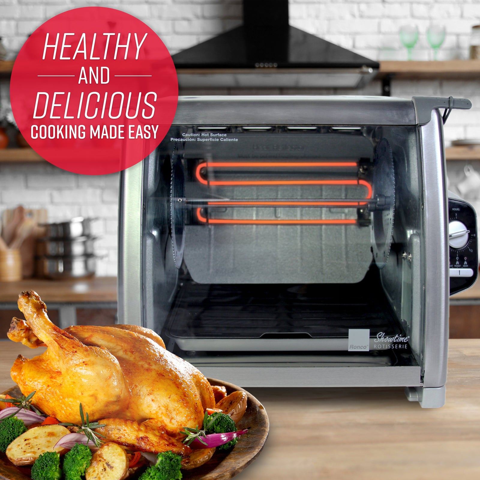 Showtime Modern Rotisserie, Stainless Steel – Ronco